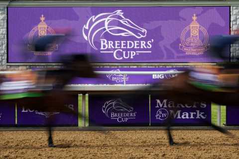 ITV Racing to show record TEN straight hours of coverage on Saturday with Breeders’ Cup, Aintree,..