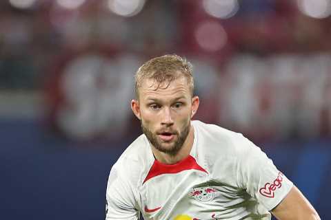 Liverpool consider Konrad Laimer transfer swoop in January to help struggling midfield before..