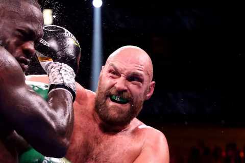 Tyson Fury reacts to Deontay Wilder breaking down in tears following Robert Helenius win and claims ..