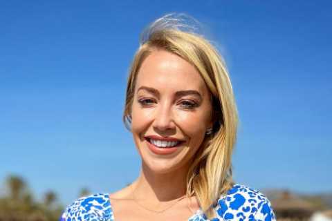 A Place in the Sun’s Laura Hamilton poses in lacy red bra as she hits back at boob job rumours