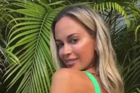 Brooks Koepka’s stunning wife Jena Sims sizzles as she shows off her stunning winter swimwear..