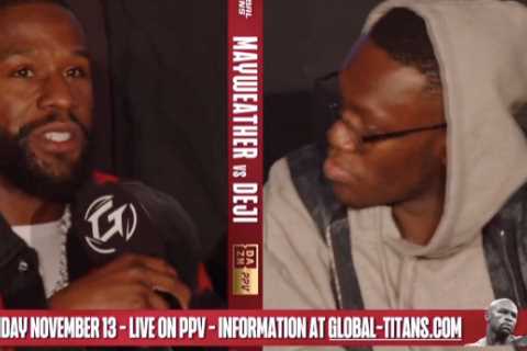 Floyd Mayweather reveals talks to fight in the UK in February after exhibition British YouTube..