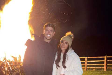 Luca Bish and Gemma Owen pose for loved-up snap as they enjoy ‘another first’ together