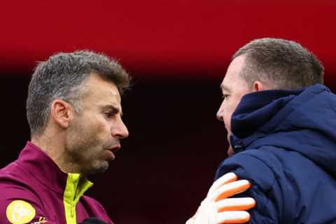 Thomas Frank accuses Nottingham Forest groundsman of INJURING Brentford coach in bust-up after..