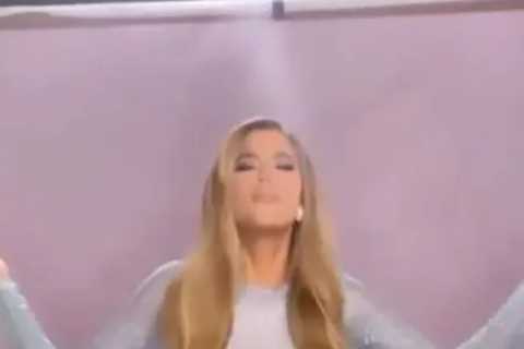 Khloe Kardashian nearly suffers wardrobe malfunction as she goes braless in sheer dress &amp; shows ..