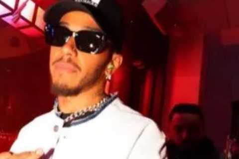 Lewis Hamilton parties with DJ Diplo in Las Vegas after Mercedes star relaxes after promoting new..