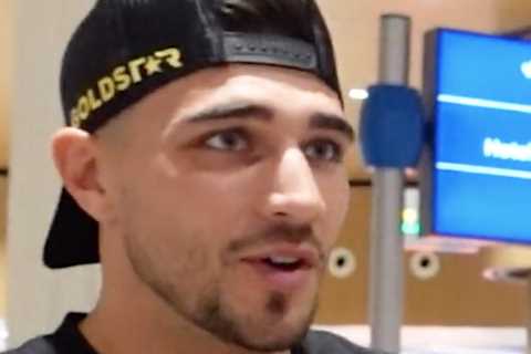Tommy Fury threatens to SLAP Jake Paul in the face with celeb boxing rivals set to come face at..