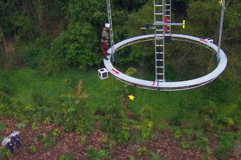 I’m A Celebrity first look: Terrified Babatunde Aleshe frozen in fear as he takes on trial in..