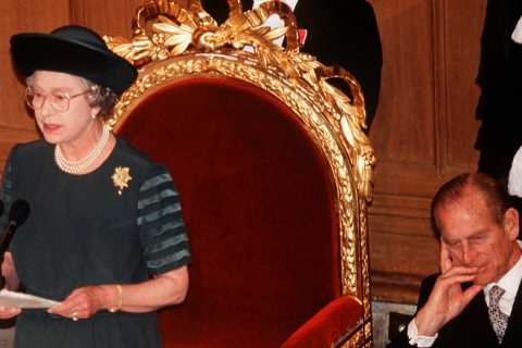What did the Queen say in her annus horribilis speech?