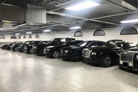 Inside Floyd Mayweather amazing car collection worth over £2m from a Rolls-Royce Phantom to Ferrari ..