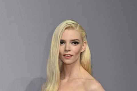 The Queen’s Gambit star Anya Taylor-Joy wows in blue gown and gloves at premiere