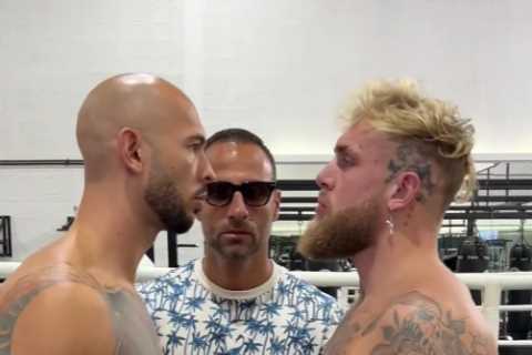 Jake Paul squares up to Andrew Tate ahead of potential fight after YouTuber opens talks with..
