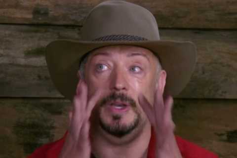 Boy George sparks fears he’ll quit I’m A Celebrity as he breaks down in tears after Matt Hancock..