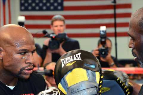 Inside Floyd Mayweather’s unique training regime including running back from nightclubs in jeans..