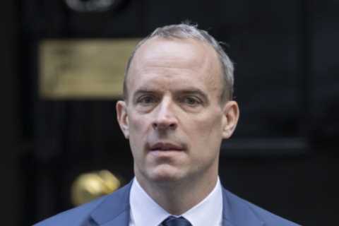 Dominic Raab accused of chucking tomatoes across a room in an explosive ‘tirade’ at Ministry of..