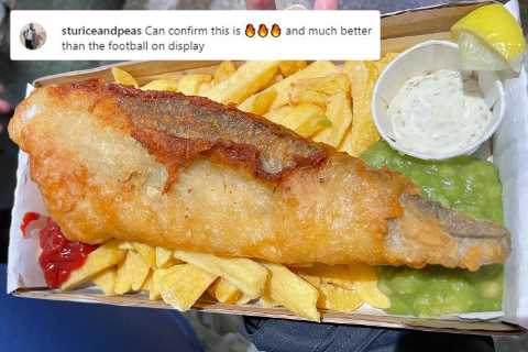 Fans all say same thing about fish and chips at Tottenham as North London food war with Arsenal..