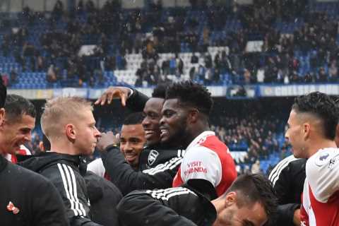 Arsenal to spend Christmas at No1 in Premier League for first time in 15 YEARS as fans revel in..