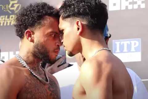 Harley Benn’s fight with Faizan Anwar on Floyd Mayweather undercard AXED after ‘altercation at..