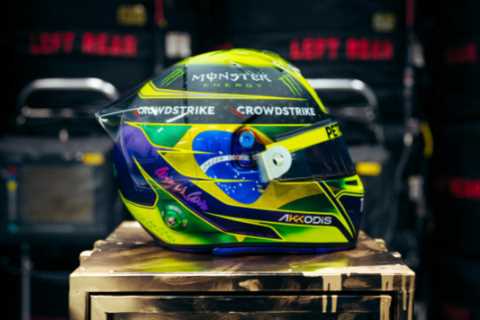 Lewis Hamilton to wear Brazilian-inspired helmet for Sao Paulo GP after Mercedes F1 star became..