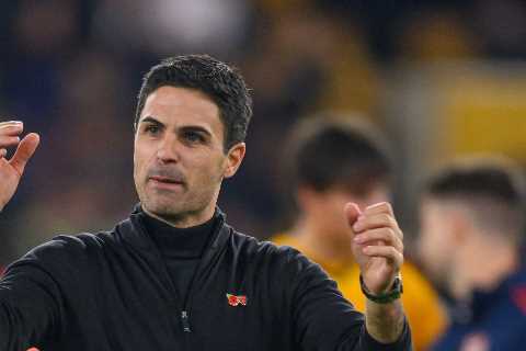 Watch Mikel Arteta’s brilliant response as he’s asked how Arsenal reacted to Ivan Toney’s winning..
