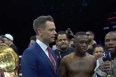 Floyd Mayweather admits he was ‘GLAD’ Deji landed punch in exhibition after stopping YouTuber in..