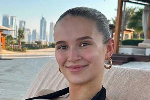 Molly-Mae Hague shows off bare baby bump and reveals how many months pregnant she is