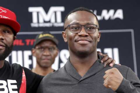 Floyd Mayweather’s exhibition fight with YouTube star Deji ‘IN DOUBT after bitter row erupts..