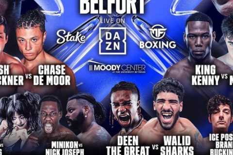 Misfits Boxing 3 fight card and live stream guide: Hasim Rahman Jr vs Vitor Belfort headlines,..