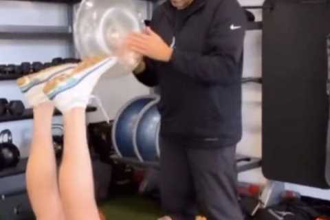 Logan Paul already back in training despite WWE star and YouTuber suffering horror knee injury..
