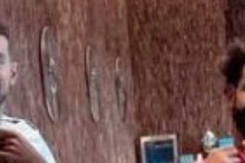 Mo Salah shows off his ripped abs as Liverpool star continues hard work during winter break while..