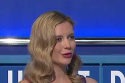 Rachel Riley looks stunning on Countdown in figure hugging floral dress