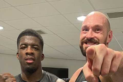 Tyson Fury’s sparring partner David Adeleye is so used to being in Gypsy King’s camp he’s been..