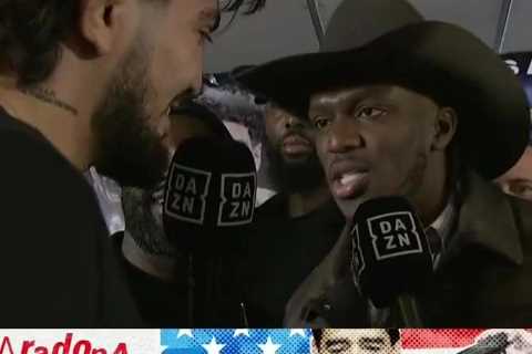 Watch shocking moment KSI is punched in the FACE by Dillon Danis at Misfits Boxing presser before..