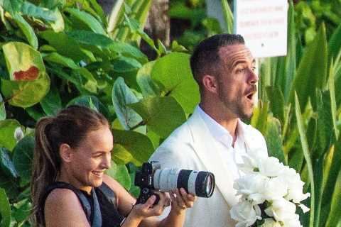 Aston Villa ace Danny Ings marries stunning partner Anastasia in Barbados beach wedding during..
