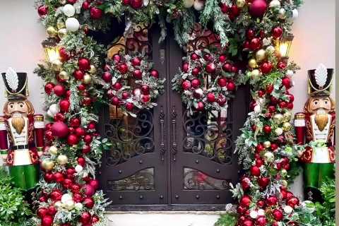 Amanda Holden reveals Christmas decorations as she makes over her mansion as a winter wonderland