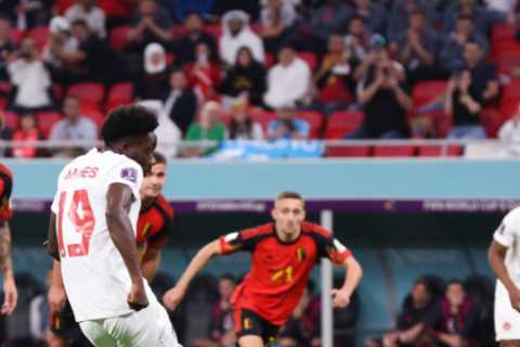 Belgium 1 Canada 0: Chelsea flop Batshuayi seals World Cup win against run of play after De Bruyne..