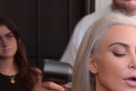 Kardashian fans floored by Kim’s natural hair without extensions in rare unedited moment caught on..