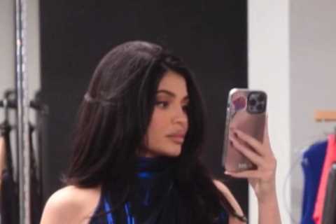 Kylie Jenner reveals her real body &amp; underboob in skintight dresses for rare unedited video..