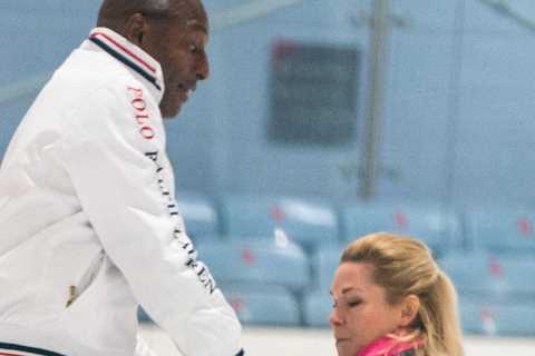 Dancing on Ice’s John Fashanu looks terrified as he tries daring move in training