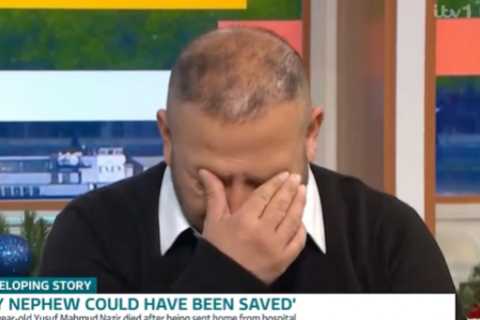 Good Morning Britain guest breaks down in tears over death of five-year-old nephew after begging..