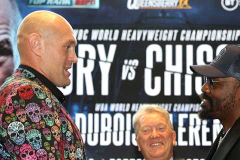 Derek Chisora to use £2m Tyson Fury pay-day to keep kids in private school and away from his old..