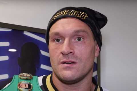 Tyson Fury promises to ‘slap Oleksandr Usyk in the mouth’ in brutal X-rated attack after..