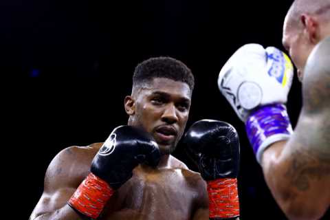 Anthony Joshua set to return in late March as Eddie Hearn reveals Deontay Wilder grudge match in..