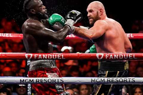 Tyson Fury offers £1MILLION bet Deontay Wilder knocks out Anthony Joshua and says Brit doesn’t have ..