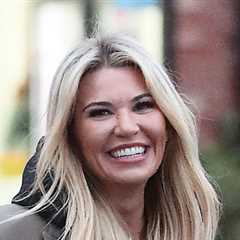 Christine McGuinness is all smiles as she’s seen for the first time since Chelcee Grimes kiss