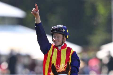 World’s best jockey with ‘eye-watering salary’ and model fiancee officially crowned in Longines..