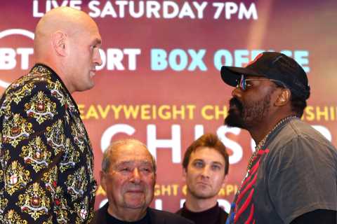 Tyson Fury’s former coach tells Derek Chisora how he can WIN trilogy fight but admits it will be a..