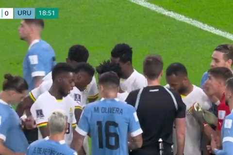 Watch Liverpool and Uruguay star Darwin Nunez get yellow card for scuffing penalty spot even as..