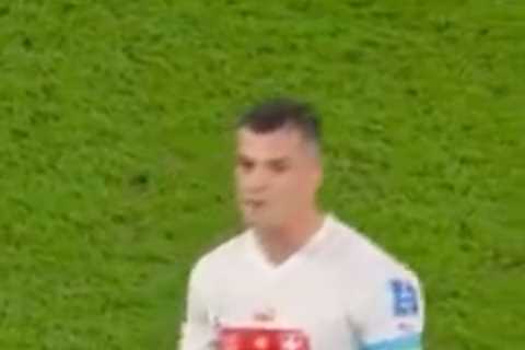 Fans call Granit Xhaka a ‘master of dark arts’ as they spot moment Arsenal star wound up WHOLE..