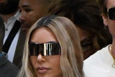 Kim Kardashian reveals real skin texture including stomach wrinkles in rare unedited new pics as..